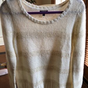 APT. 9 sparkly striped warm sweater